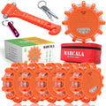 Orange LED Road Flare 6-Pack Y5677