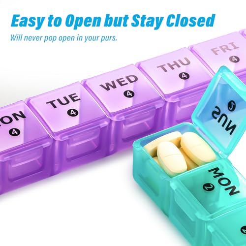 28 Day Pill Organizer with Travel Case M2599