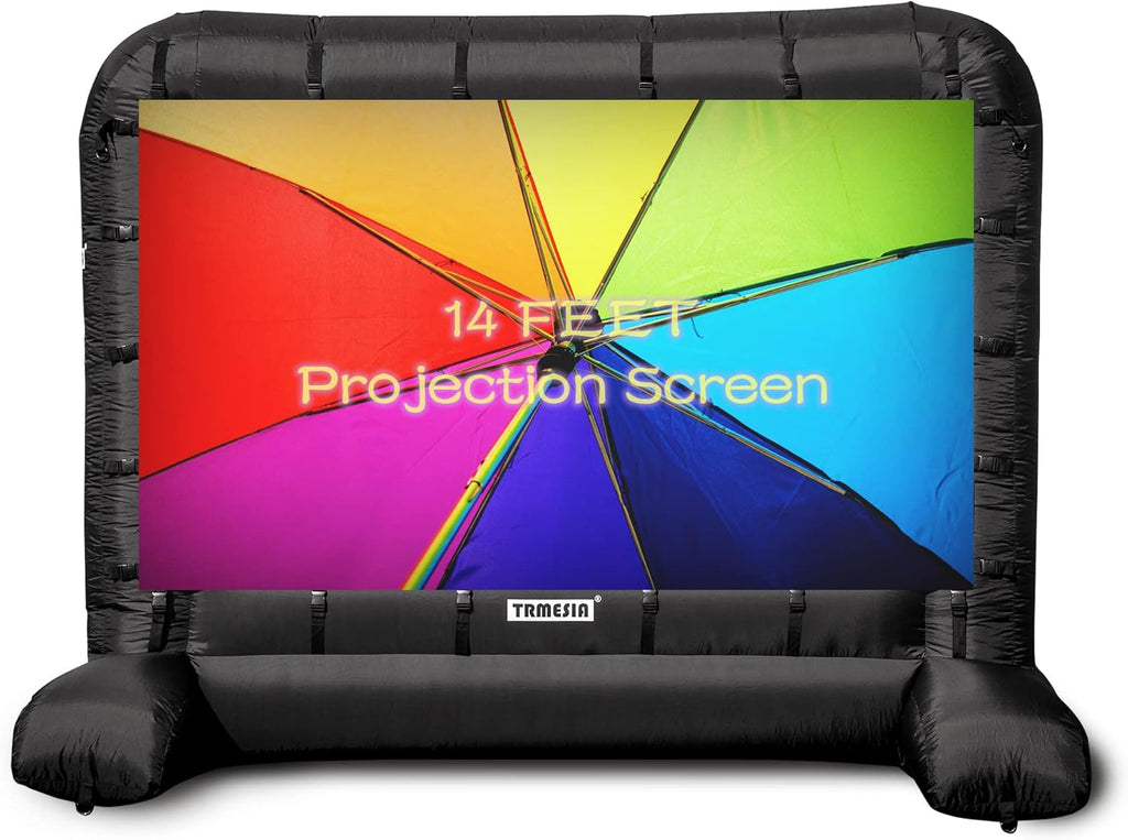 12Ft Inflatable Projector Screen with Air Blower & Carrier Bag Z137200