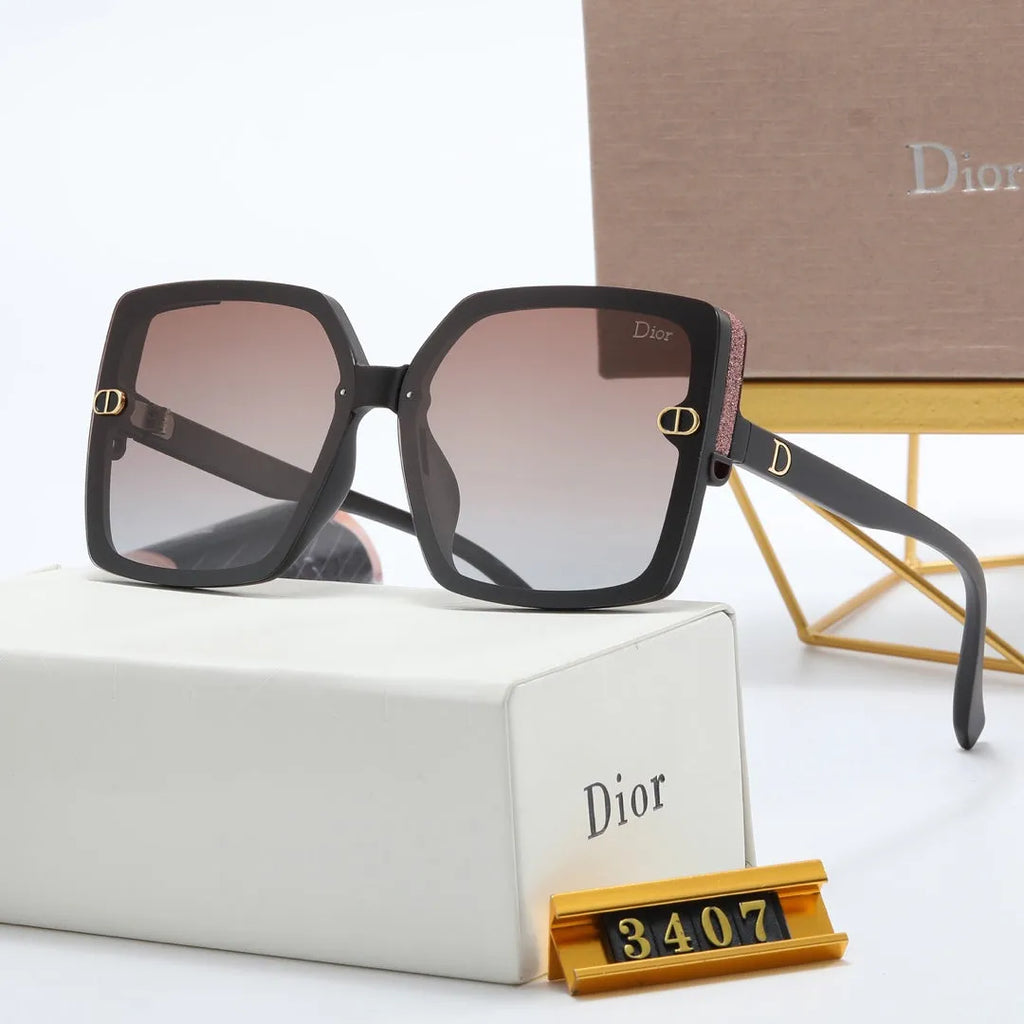 Frosted Mirror Leg Polarized Sunglasses V455219