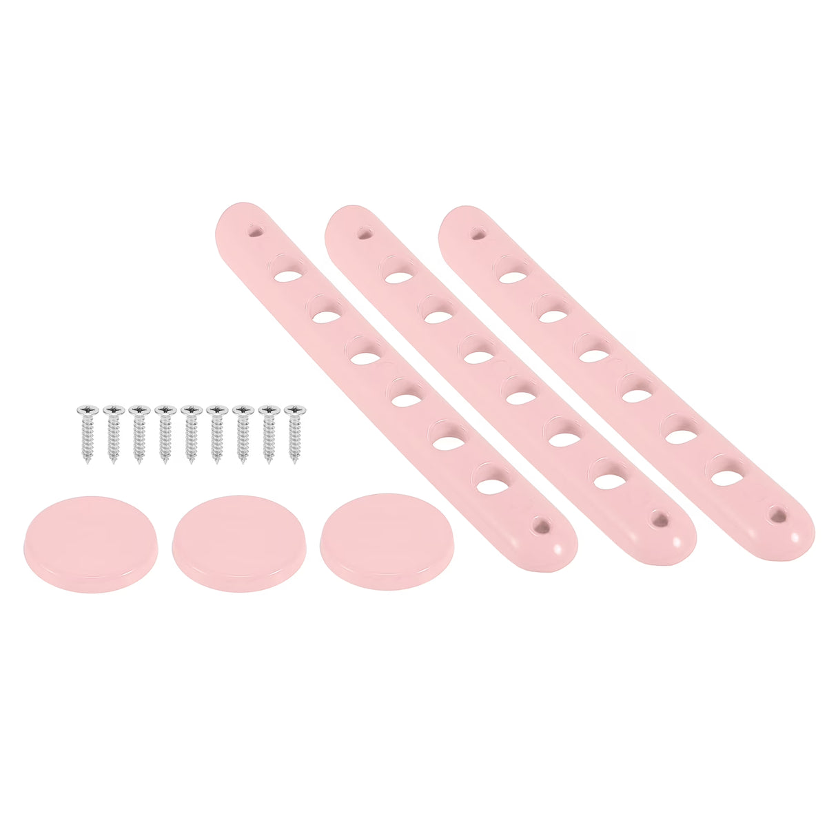 Pink Exterior Door Handle Decoration Strip Trim with Push Button Cover for Jeep Wrangler 2 Door 2007-2018 O164