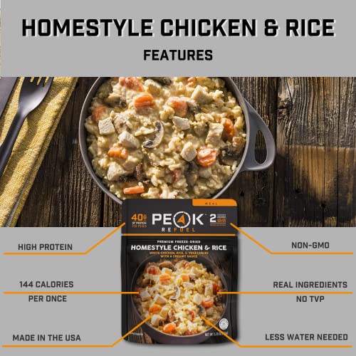 Freeze Dried Chicken and Rice Backpacking Food W624