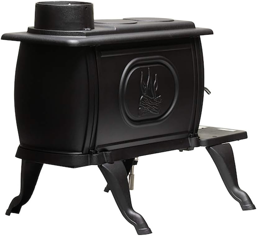 Black Cast Iron Wood Stove I72958