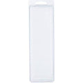 Clear Plastic Clamshell Storage Container, 7.625 inch H x 2 inch W x 1.375 inch D, Pack of 100 V797515