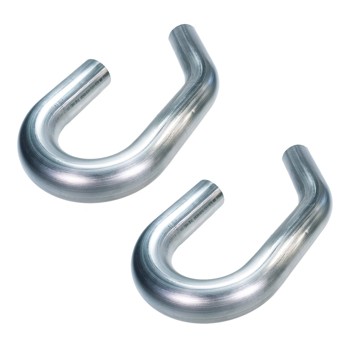 3inch 45 Degree 304 Stainless Steel Mandrel Bend Pipe 2 Pack H64255