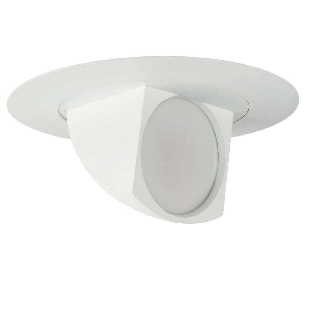 5/6 in. Integrated LED Retrofit White Recessed Light Trim C591