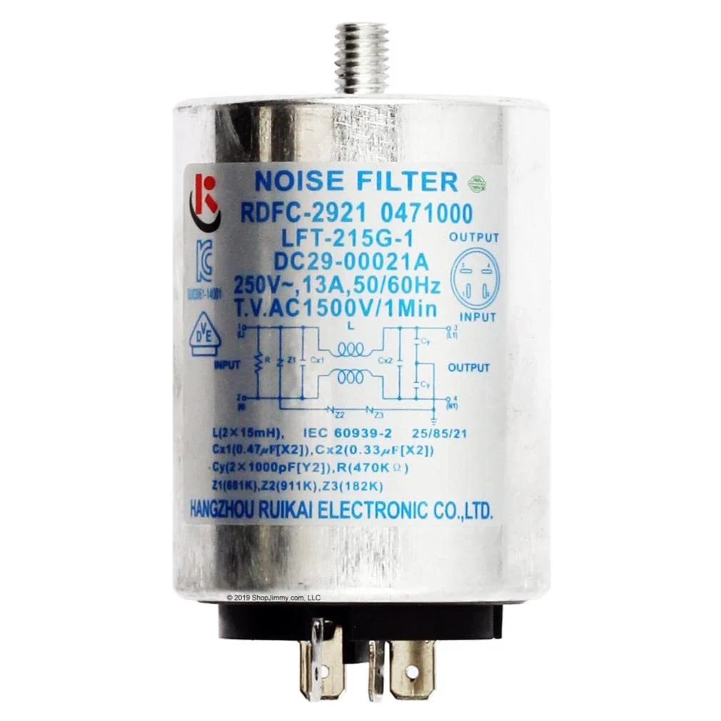 Washer Noise Filter 3" Length B590