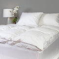 White Cotton Down and Goose Featherbed, Full R94611