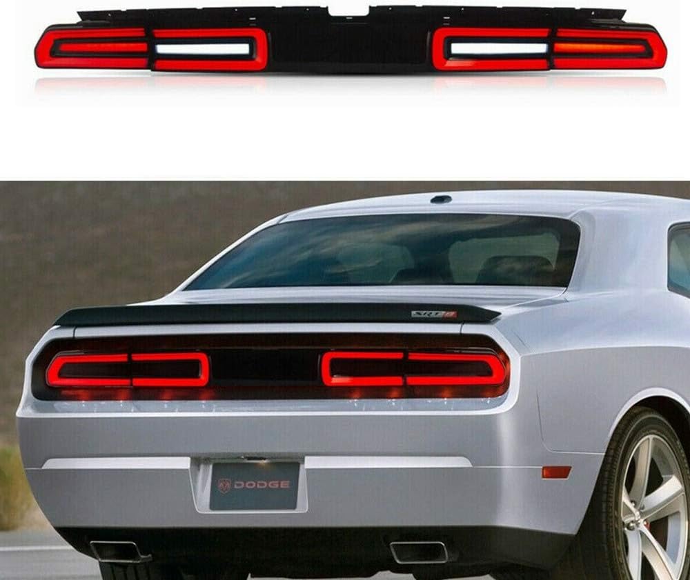 Smoked LED Tail Lights Project Assembly for Dodge Challenger F620140