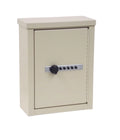 Painted Steel Mini Wall Storage Cabinet with Combo Lock in Beige O826