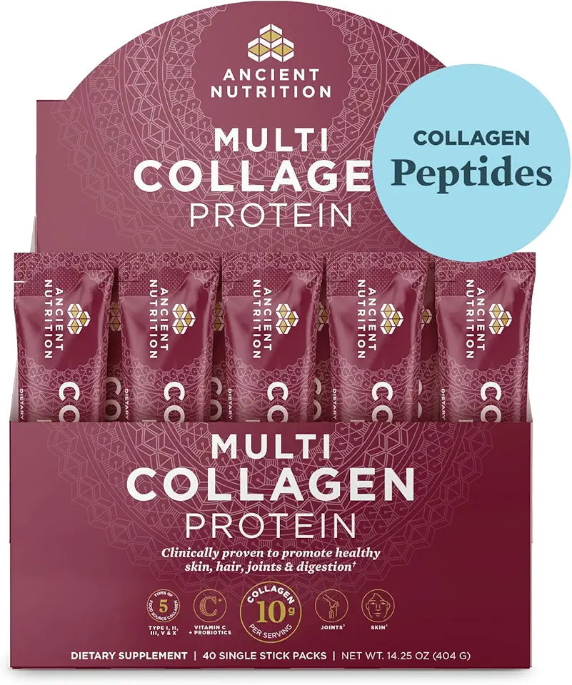 Collagen Peptides Powder, 40 Stick Packs R92529