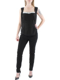 Plus Knit Embellished Tank Top T863