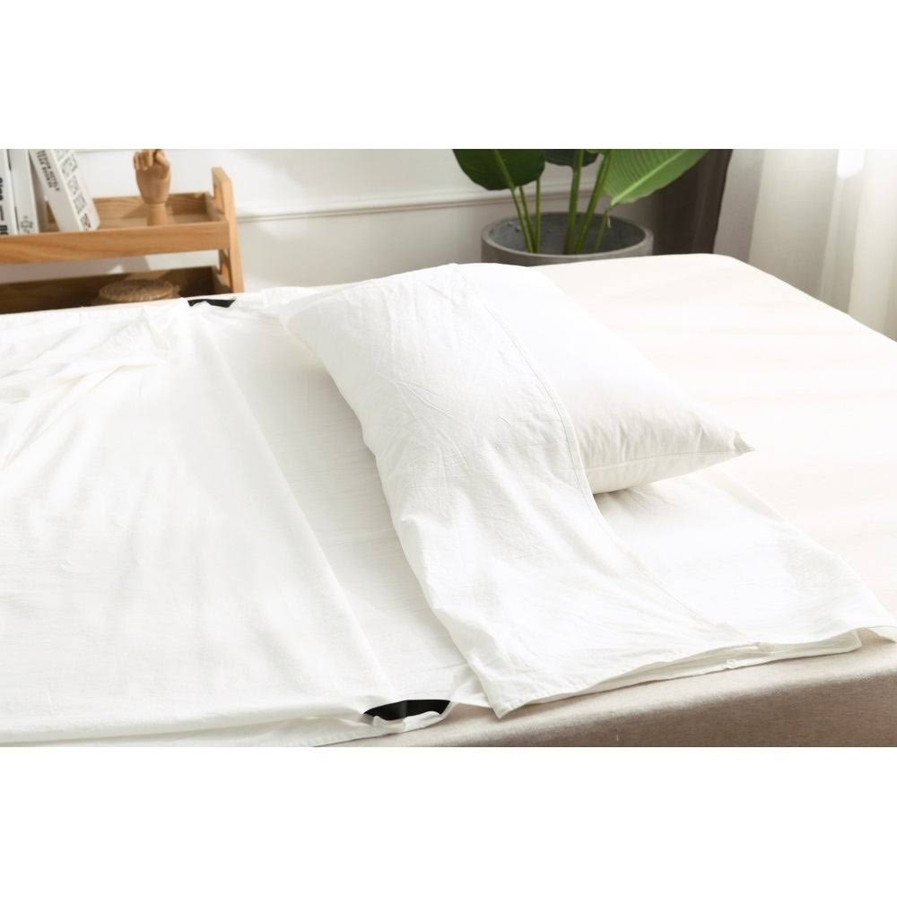 Queen Khaki Packable Travel Airbed Sheet Set with Carrying Bag F73561