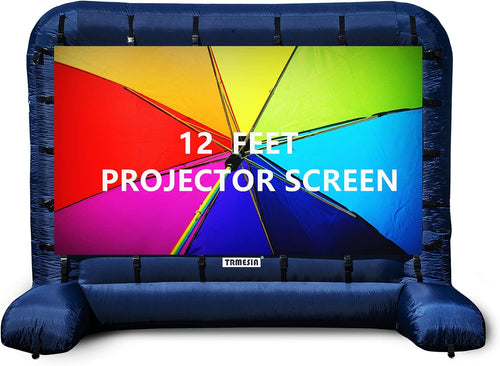 12Ft Inflatable Projector Screen with Air Blower & Carrier Bag Z137200