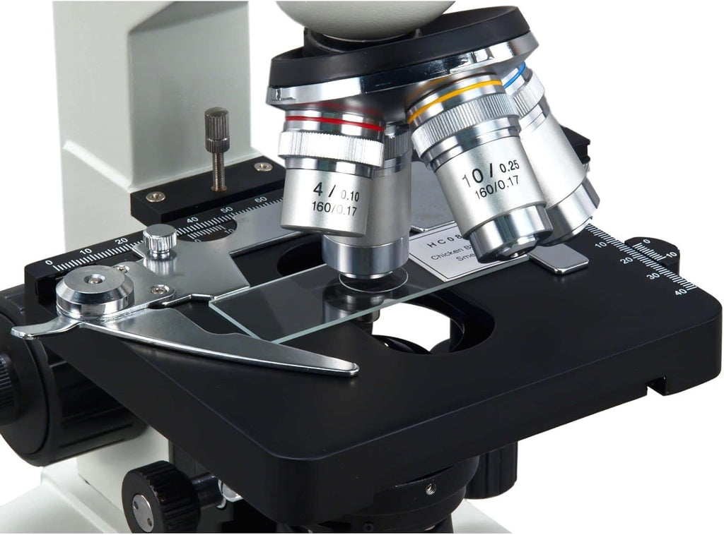 40X-2500X LED Binocular Lab Compound Microscope with 5MP Camera and Mechanical Stage P738521
