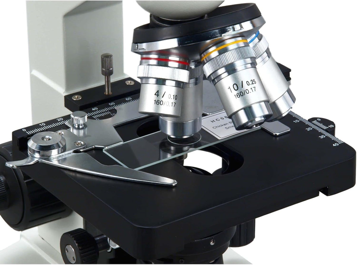 40X-2500X LED Binocular Lab Compound Microscope with 5MP Camera and Mechanical Stage P738521