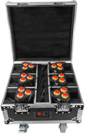 54w RGBWA+UV Rechargeable Battery Wireless DMX Par Light Y705