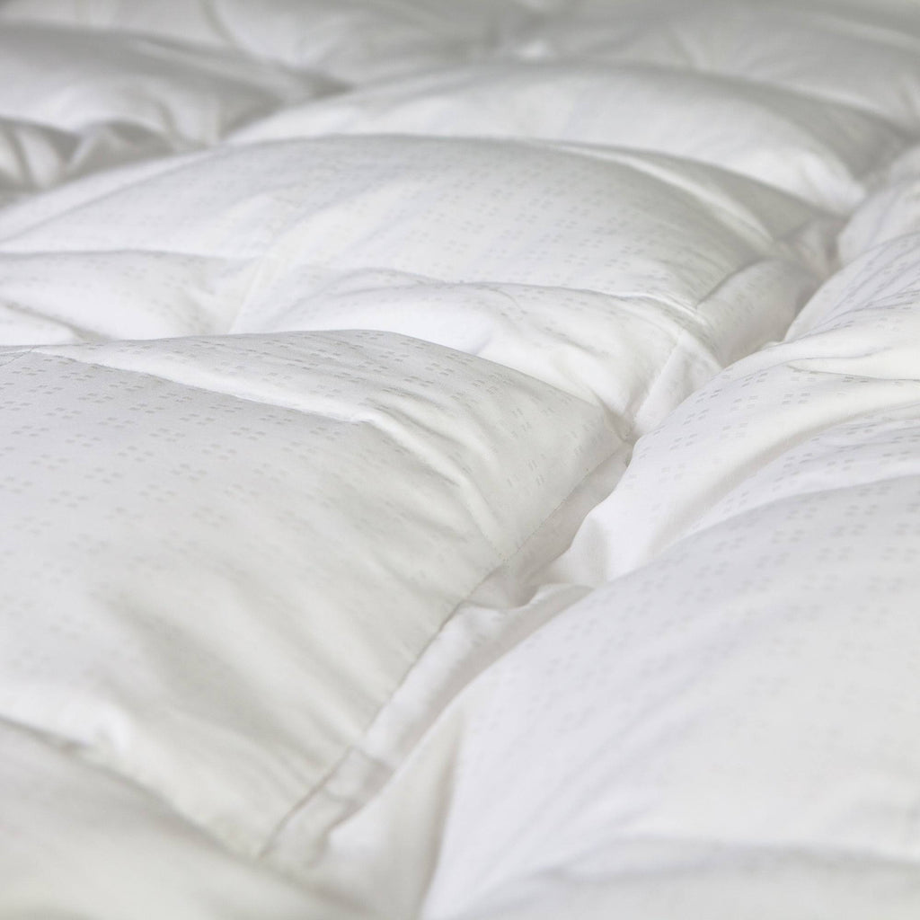 White Cotton Down and Goose Featherbed, Full R94611