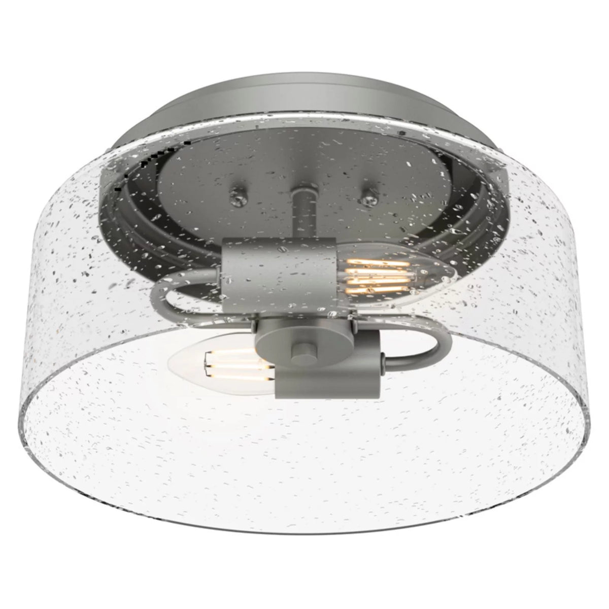 2 Bulb Flush Mount Indoor Light Fixture D2450