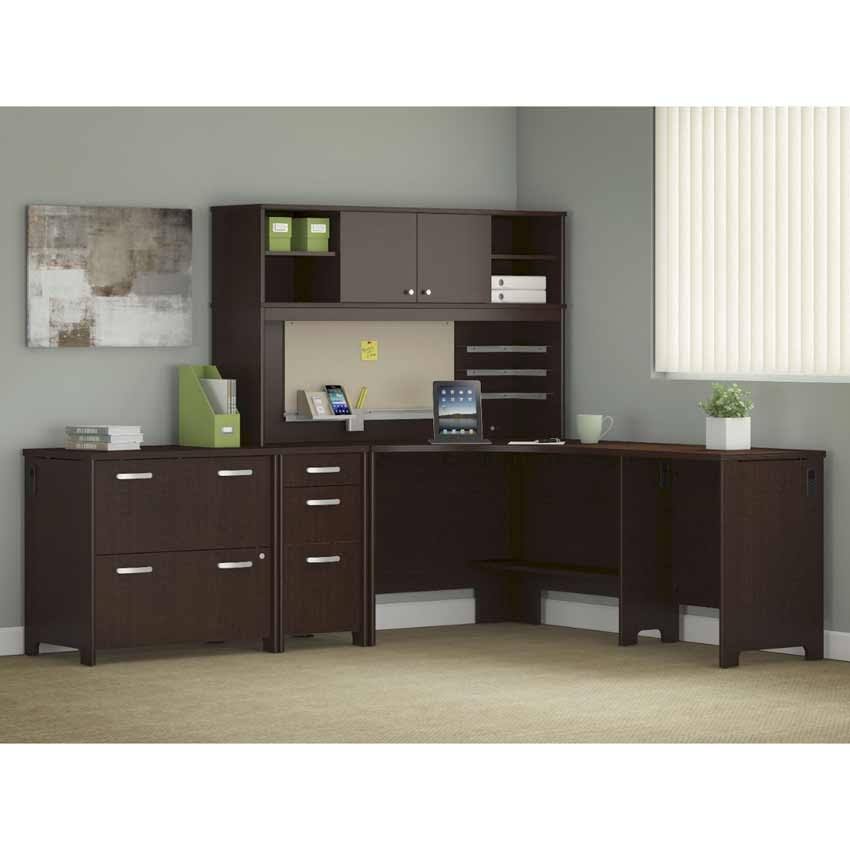 Mocha Cherry 2-Drawer Lateral File Cabinet O814