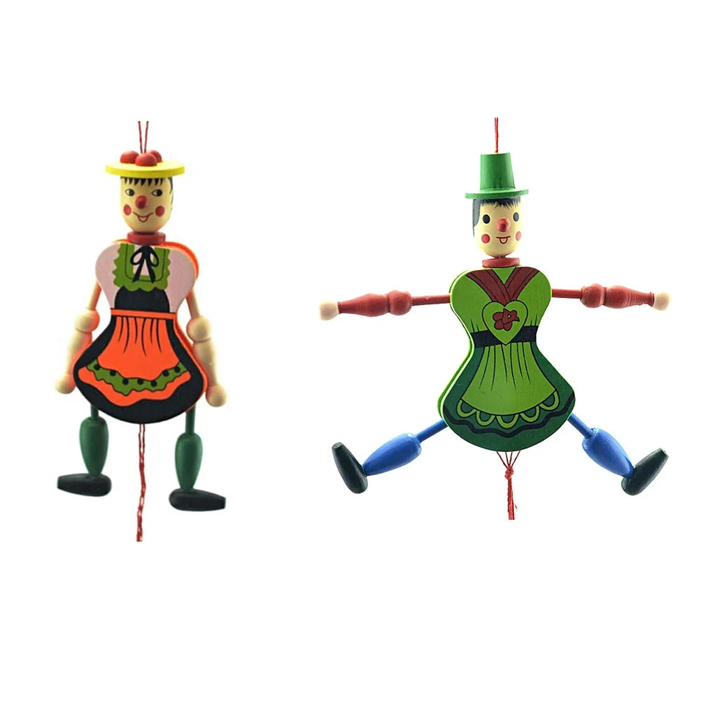 Wood Marionette Puppet Doll with Strings T148217