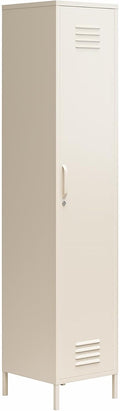 Parchment Metal Storage Cabinet Y326