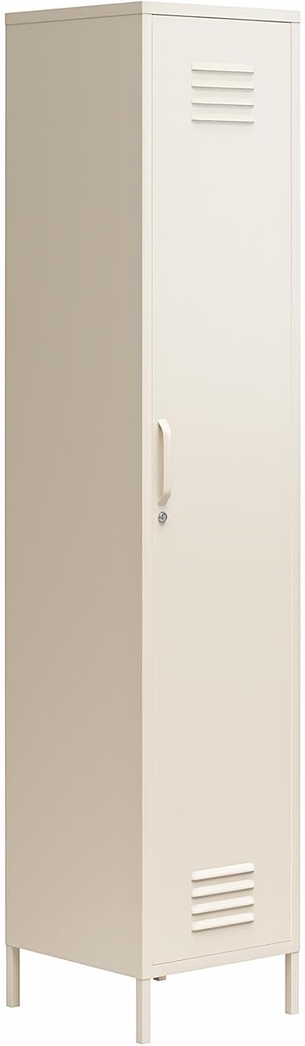 Parchment Metal Storage Cabinet Y326