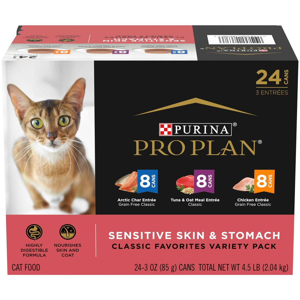Sensitive Skin and Stomach Wet Cat Food Variety Pack R15468