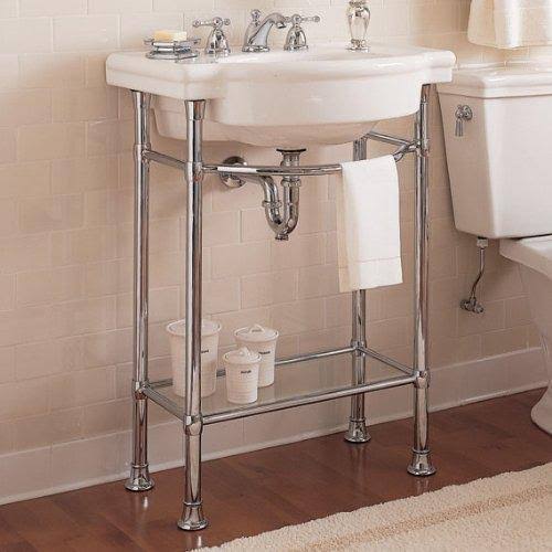White Pedestal Sink Top B707609