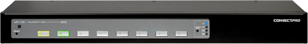 4-port USB KVM Switch with 4 KVM Cables E107216