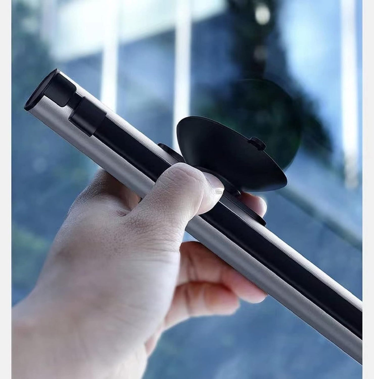 Car Windshield Sun Shade with Suction Cup One Key Automatic Contraction, Blackout Material, Medium M36952