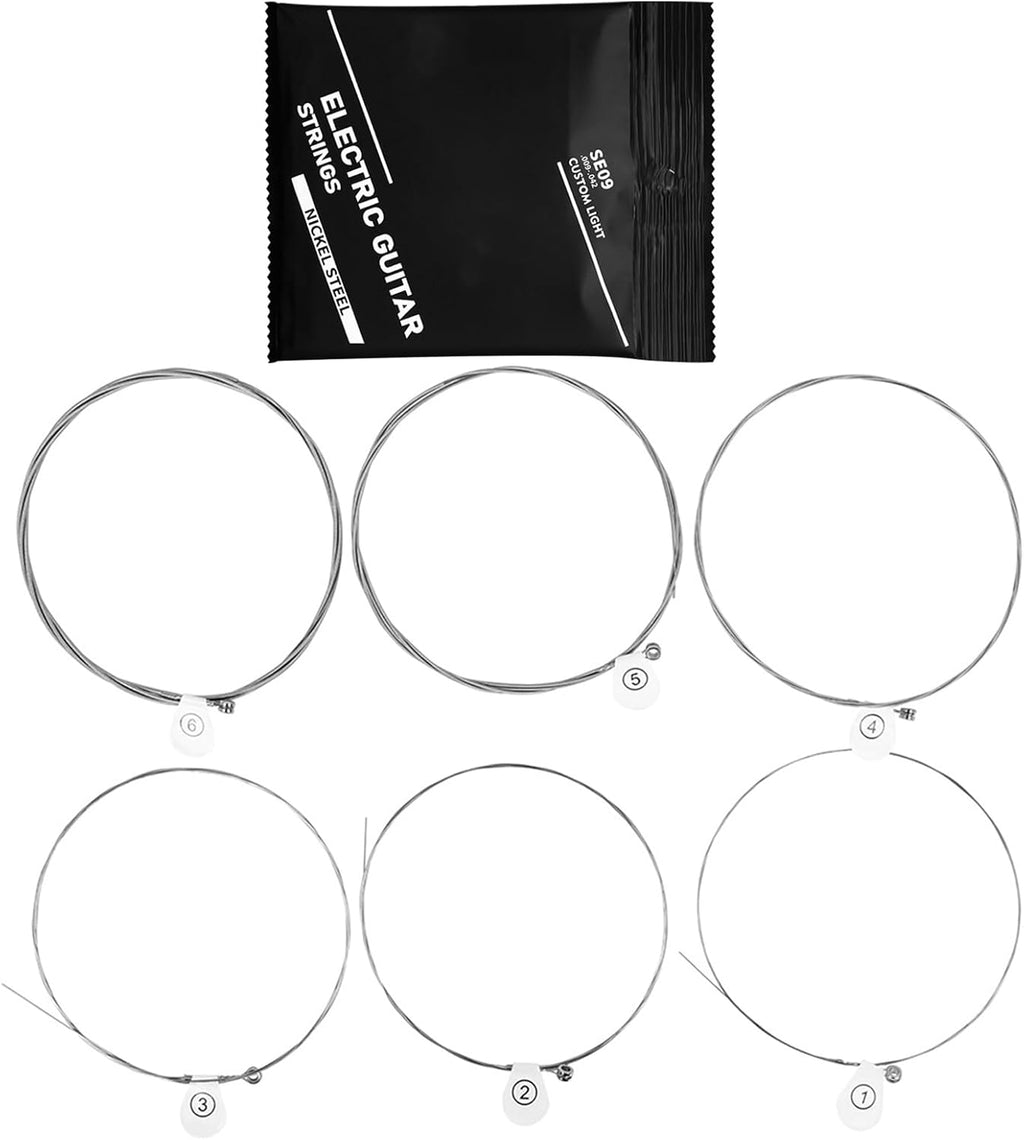 6 Pcs Electric Guitar Strings Nickel Wound .009-.042 Full Set A4914