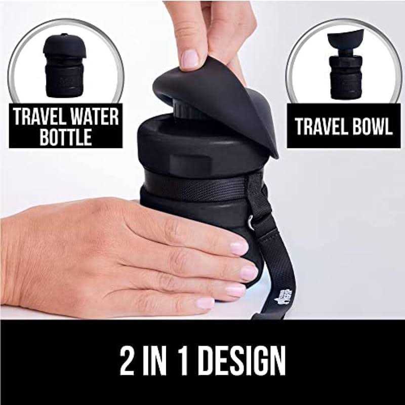 Leak Proof Portable Dog Water Bottle with Bowl Cap R4454