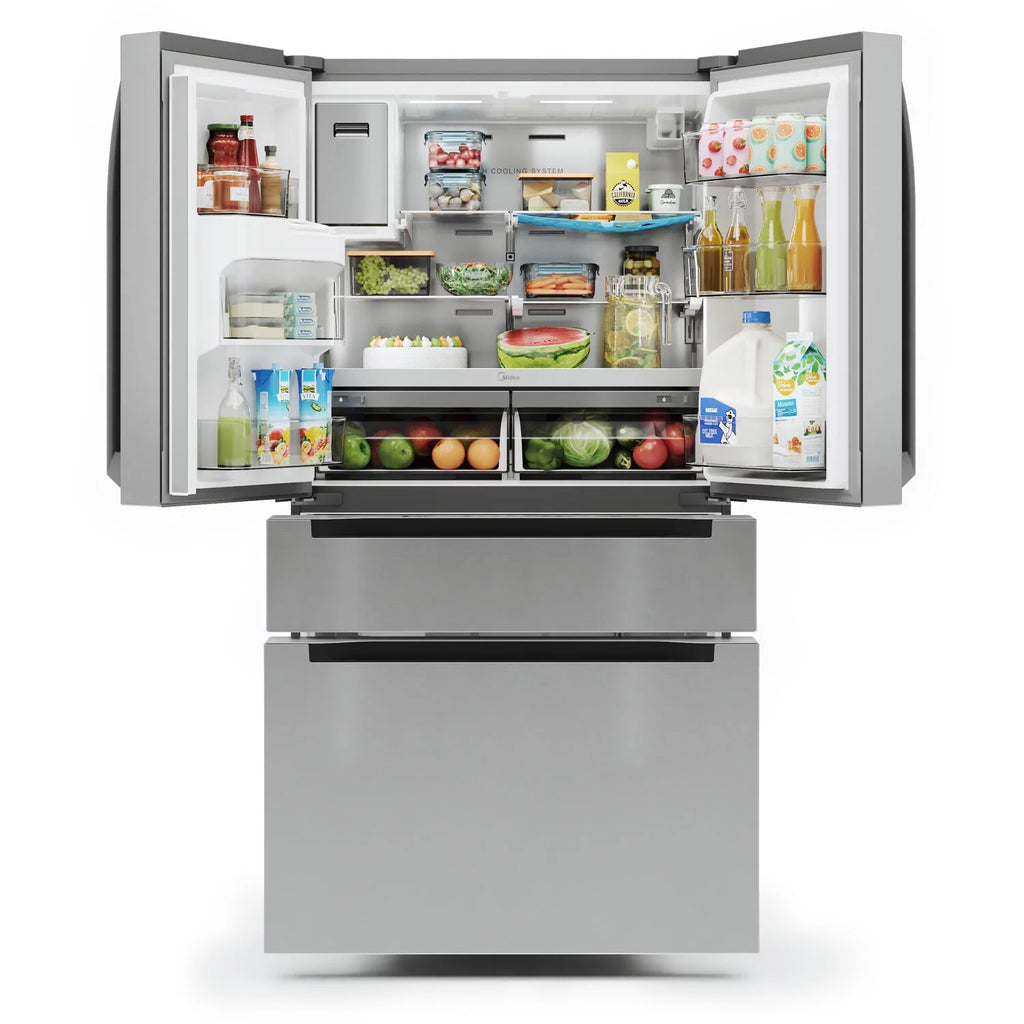 21.6-Cu. Ft. 4-Door French Door Refrigerator, Stainless Steel B335349