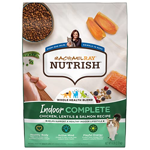 14 Pounds Dry Cat Food with Chicken, Lentils & Salmon M7364