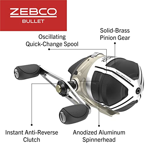 Size 30 Ultra-Lightweight Magnesium Spincast Fishing Reel G453245