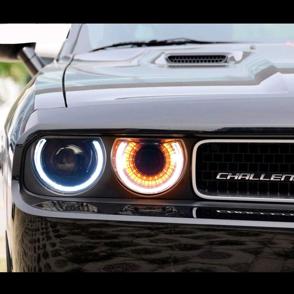 Smoked LED Tail Lights Project Assembly for Dodge Challenger F620140