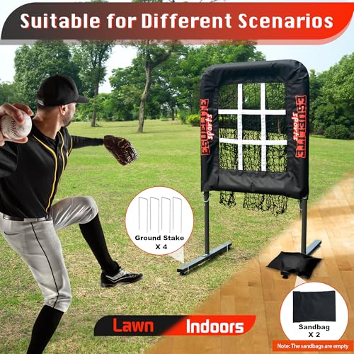 9 Hole Pitching Net with Strike Zone G81024