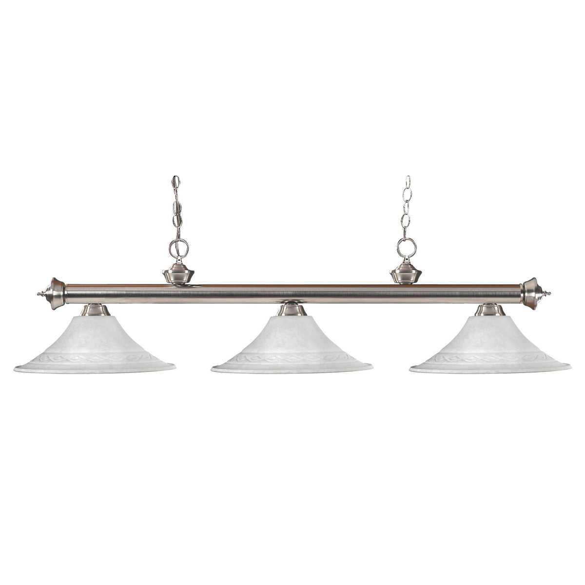 Brushed Nickel 3 Light Island Light H385396
