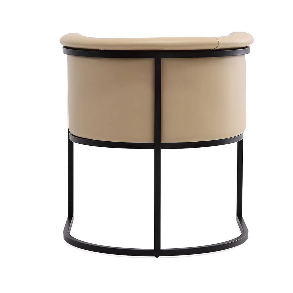 Tan and Black Faux Leather Dining Chair (Set of 2) T419878