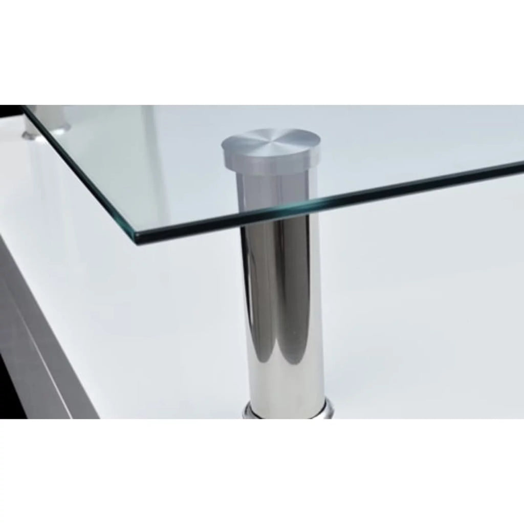 White Glass Coffee Table E68802