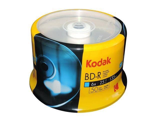 100-Pack BD-R BLU-RAY Blank Disc Media 25GB W36866