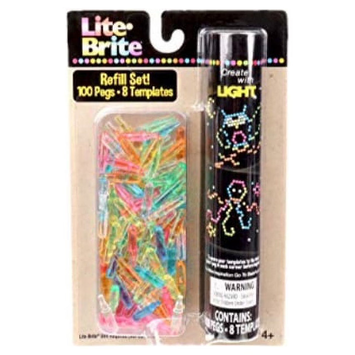 100 Pegs and 8 Templates Refill Pack Z837