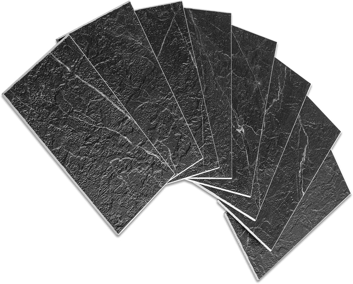 100 Piece Peel and Stick Backsplash PVC Tile J812