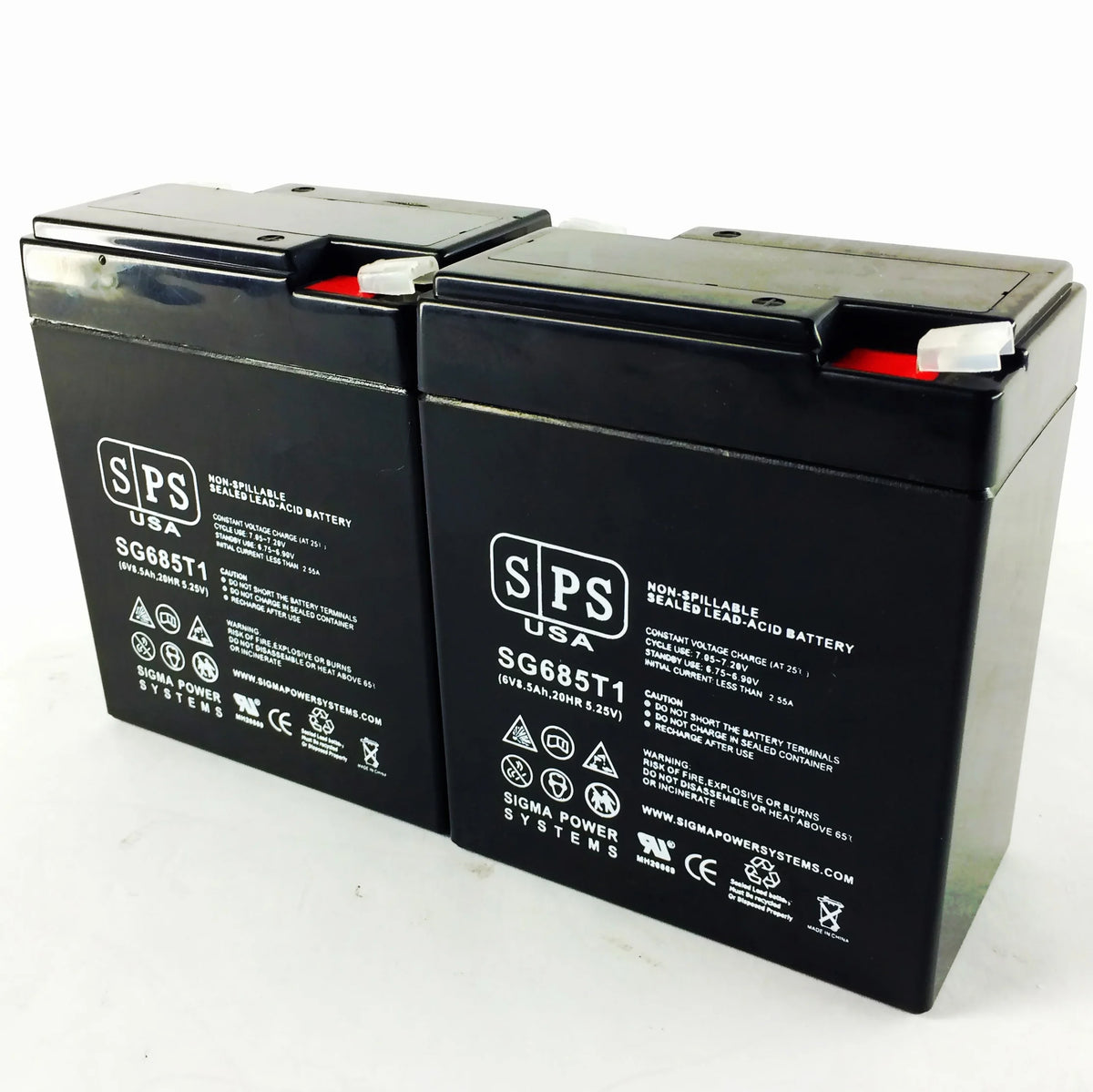 6V 8.5Ah Replacement Battery 2 pack I10322