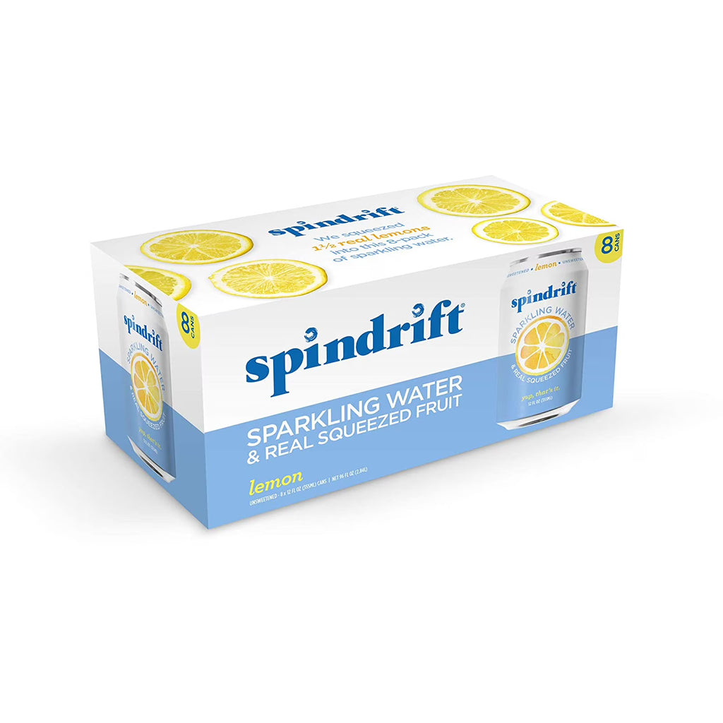 Lemon Sparkling Water 12 fl oz 8 Each Pack of 3 M39951