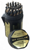 29 Piece M42 Cobalt Drill Bit Set in Round Case L184