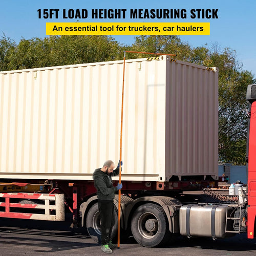15' Fiberglass Truck Height Measuring Stick with Carrying Bag D82057