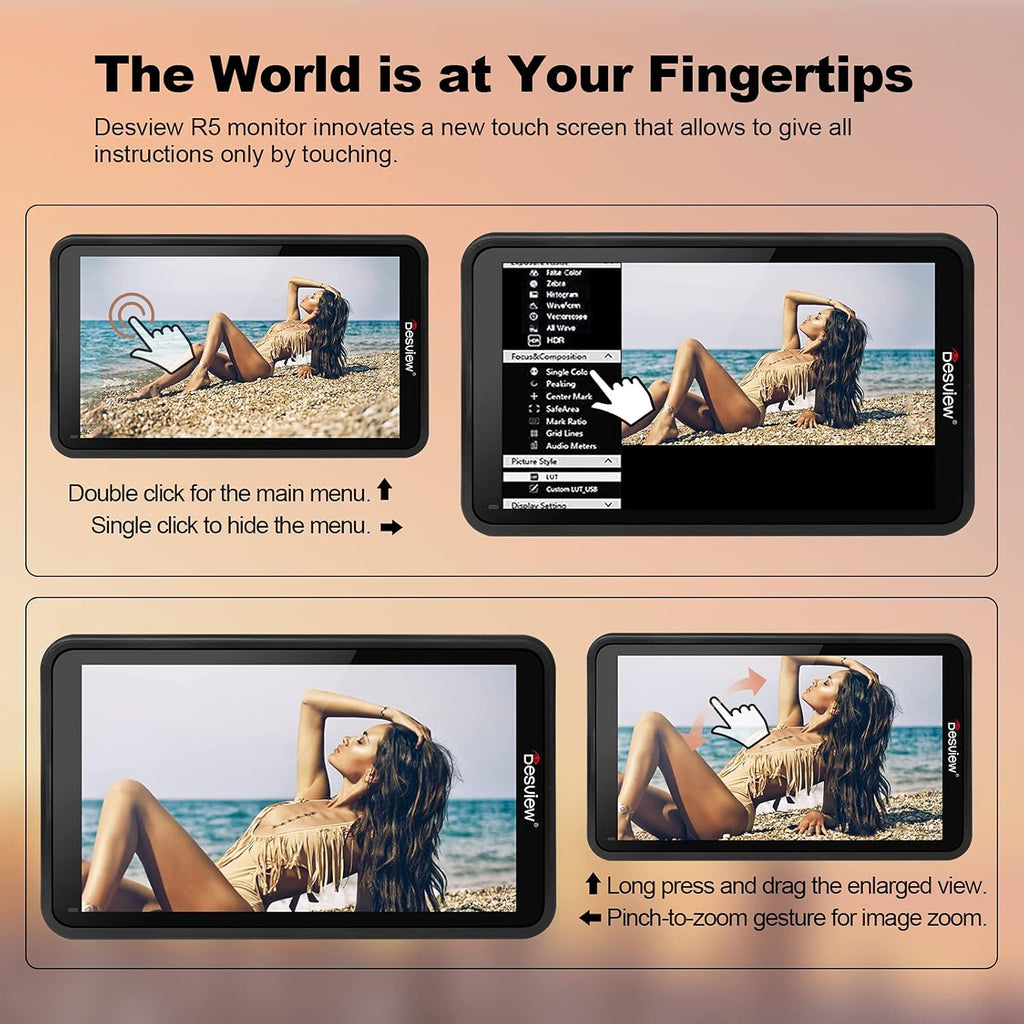 5.5 inch Touch Screen Camera Monitor with HDR B70308