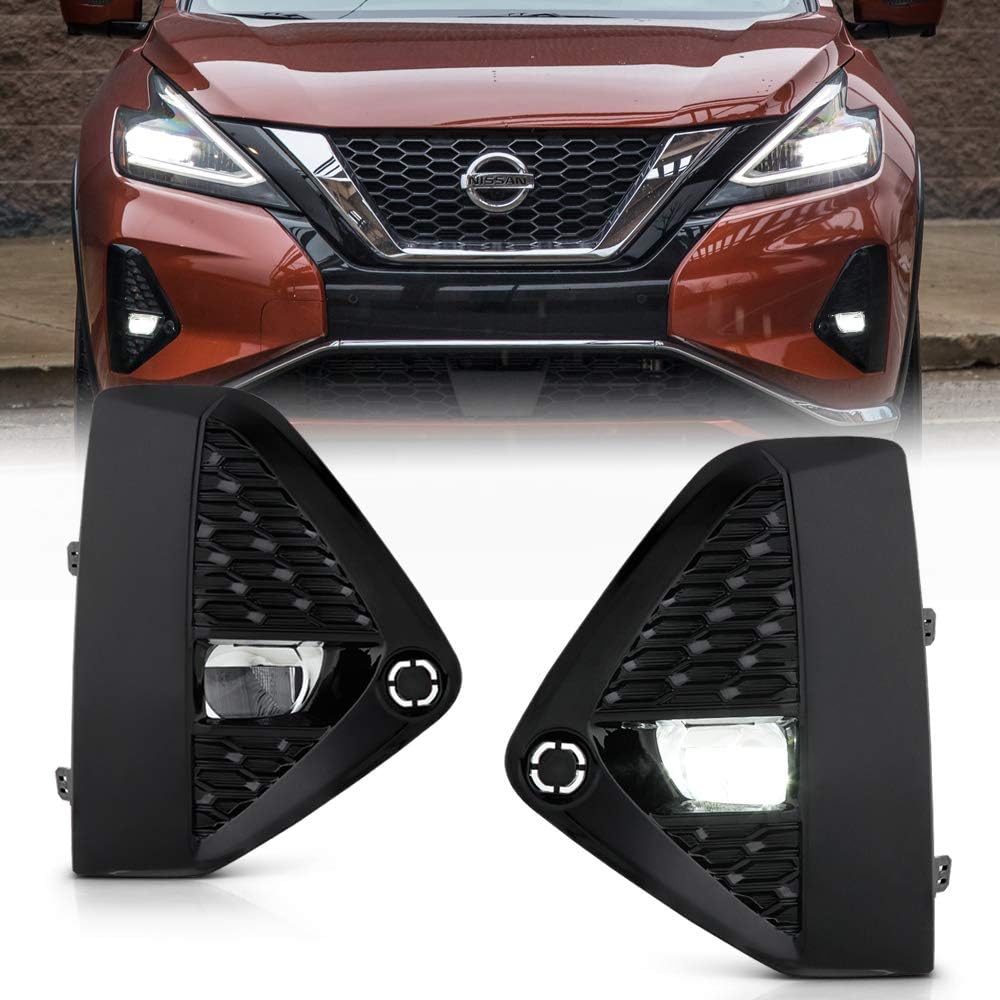 LED Bumper Fog Lights with Switch Assembly Pair E492